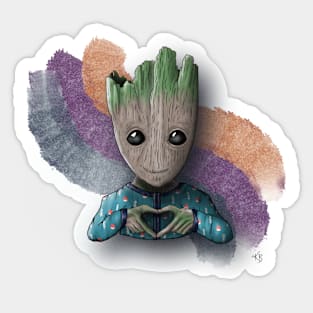 I am Groot Sticker